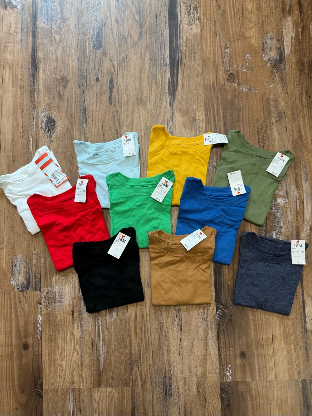 Kids Crew Neck T-Shirt - Multi Color Pack